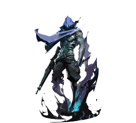 Video game character illustration